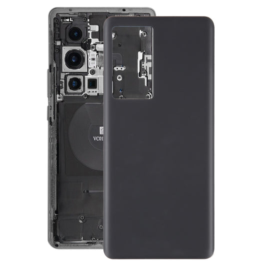 For vivo X70 Pro OEM Glass Battery Back Cover(Black) - Repair & Spare Parts by buy2fix | Online Shopping UK | buy2fix