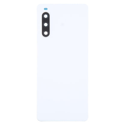 For Sony Xperia 10 IV Original Battery Back Cover(White) - Repair & Spare Parts by buy2fix | Online Shopping UK | buy2fix