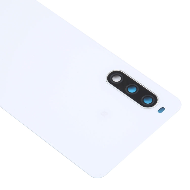 For Sony Xperia 10 IV Original Battery Back Cover(White) - Repair & Spare Parts by buy2fix | Online Shopping UK | buy2fix