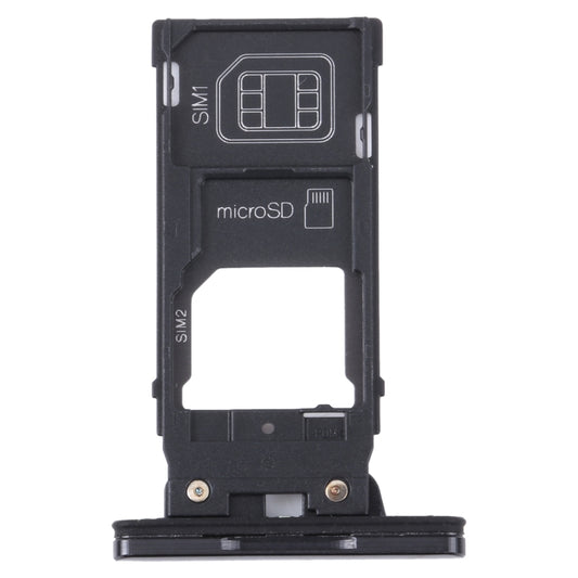 For Sony Xperia XZ2 Premium Original SIM Card Tray + SIM / Micro SD Card Tray (Black) - Repair & Spare Parts by buy2fix | Online Shopping UK | buy2fix