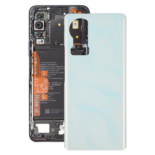 For Honor 80 OEM Glass Battery Back Cover(White) - Repair & Spare Parts by buy2fix | Online Shopping UK | buy2fix
