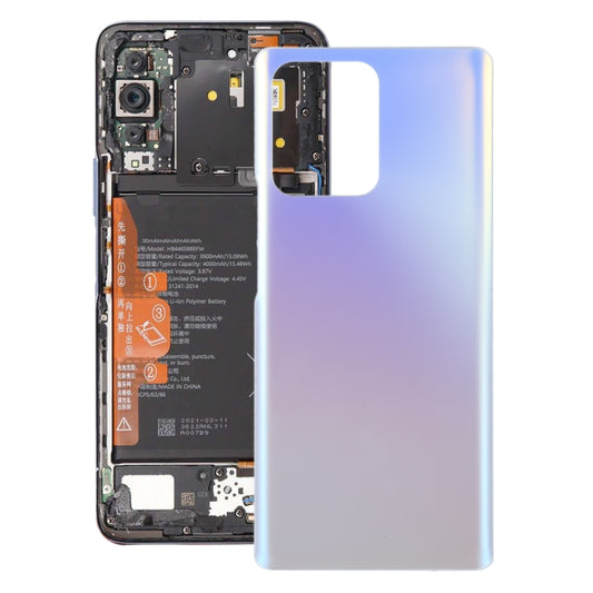 For Honor 80 SE OEM Glass Battery Back Cover(Blue) - Repair & Spare Parts by buy2fix | Online Shopping UK | buy2fix