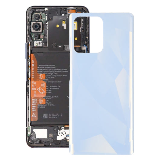 For Honor 80 SE OEM Glass Battery Back Cover(Baby Blue) - Repair & Spare Parts by buy2fix | Online Shopping UK | buy2fix