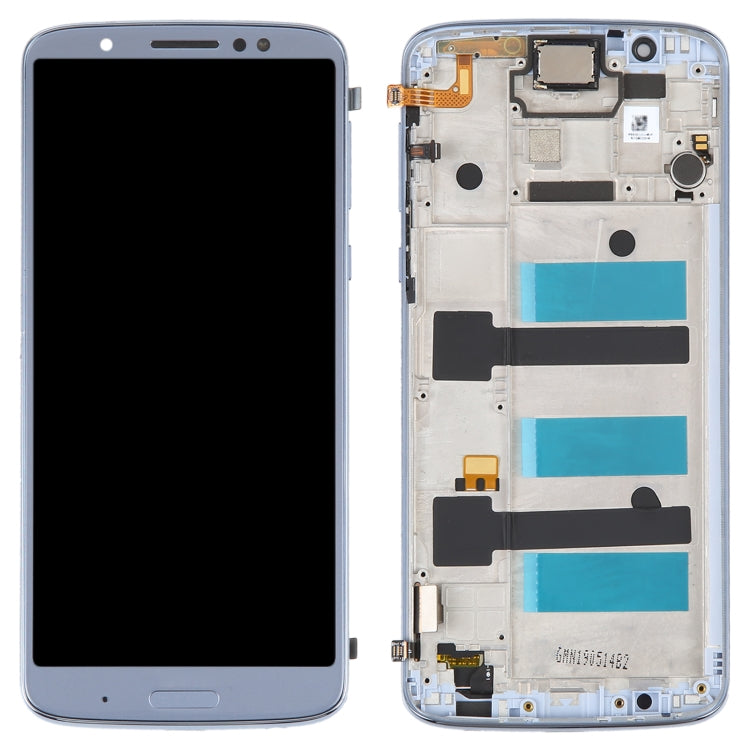 Original LCD Screen For Motorola Moto G6 Plus Digitizer Full Assembly With Frame(Blue) - Repair & Spare Parts by buy2fix | Online Shopping UK | buy2fix