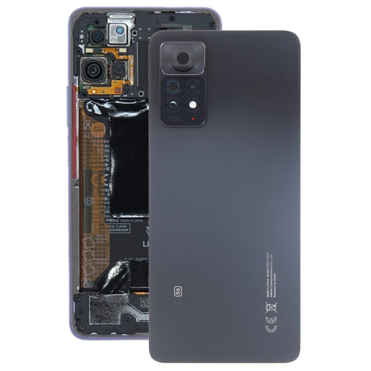 For Xiaomi Redmi Note 11 Pro+ 5G India Original Battery Back Cover with Camera Lens Cover(Black) - Repair & Spare Parts by buy2fix | Online Shopping UK | buy2fix