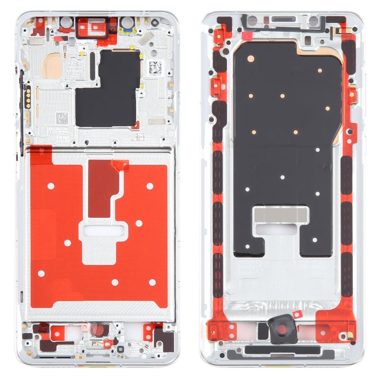 For Huawei Mate 50 Pro Original Front Housing LCD Frame Bezel Plate (Gold) -  by buy2fix | Online Shopping UK | buy2fix