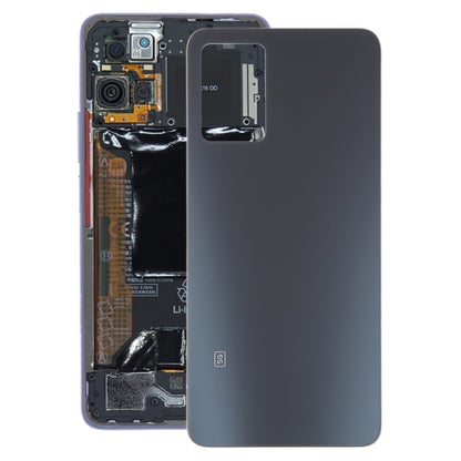 For Xiaomi 11i Glass Battery Back Cover(Black) - Back Cover by buy2fix | Online Shopping UK | buy2fix