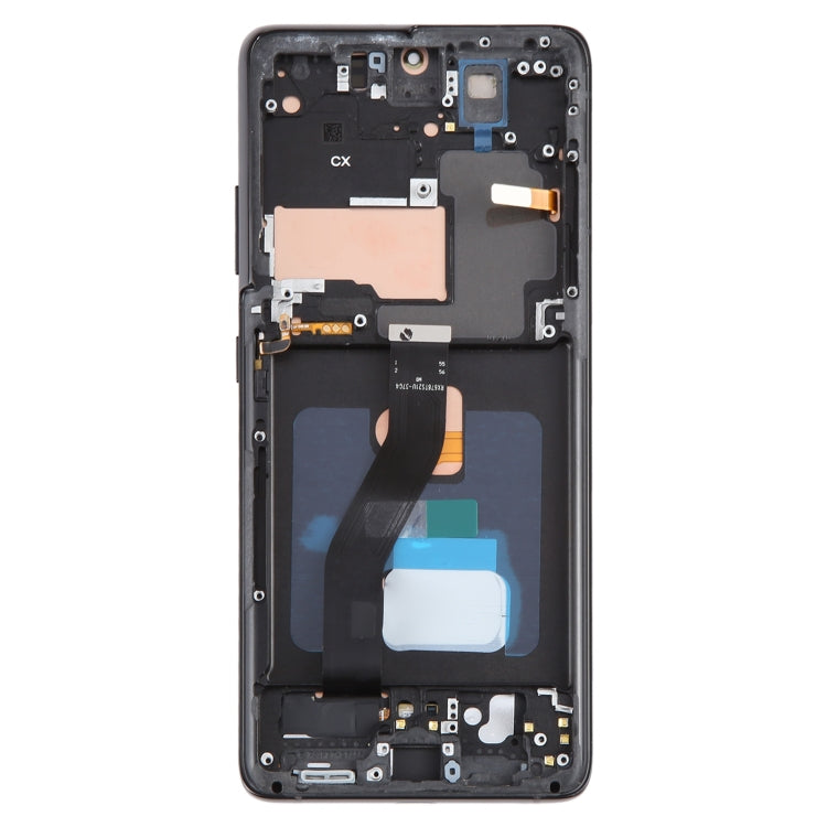 OLED LCD Screen For Samsung Galaxy S21 Ultra 5G SM-G998B Digitizer Full Assembly with Frame (Black) - LCD Screen by buy2fix | Online Shopping UK | buy2fix