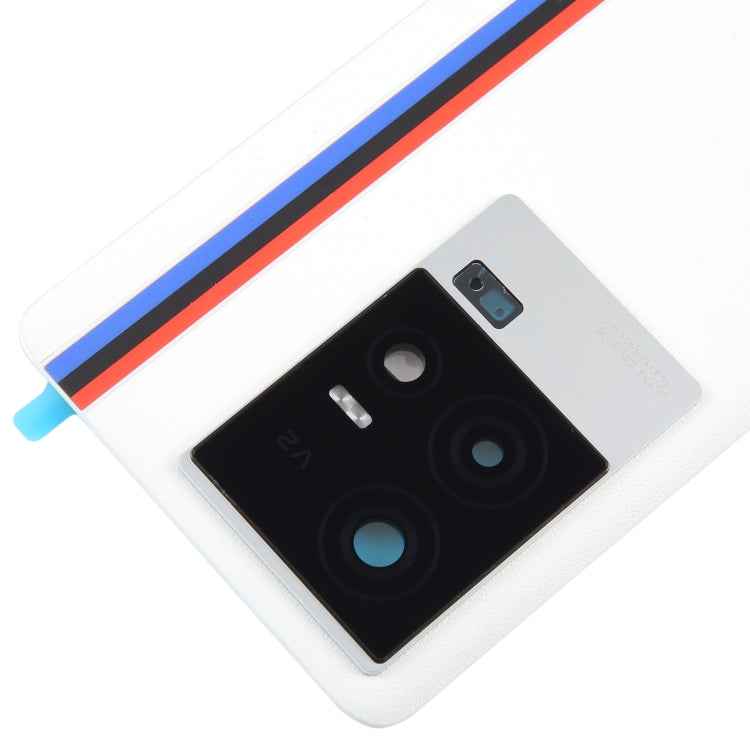 For vivo iQOO 11 Original Battery Back Cover with Camera Lens Cover(White) - Back Cover by buy2fix | Online Shopping UK | buy2fix