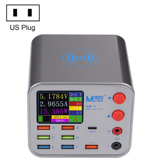 MaAnt Dianba NO.1 Multi-port Wireless USB PD Charger, US Plug - Repair & Spare Parts by buy2fix | Online Shopping UK | buy2fix