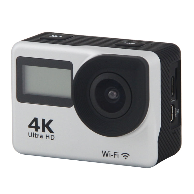 S300 HD 4K WiFi 12.0MP Sport Camera with Remote Control & 30m Waterproof Case,  2.0 inch LTPS Touch Screen + 0.66 inch Front Display,  Generalplus 4248, 170 Degree A Wide Angle Lens(Silver) - DJI & GoPro Accessories by buy2fix | Online Shopping UK | buy2fix