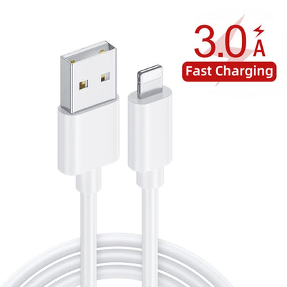 SDC-18W 18W PD 3.0 Type-C / USB-C + QC 3.0 USB Dual Fast Charging Universal Travel Charger with USB to 8 Pin Fast Charging Data Cable, US Plug - Mobile Accessories by buy2fix | Online Shopping UK | buy2fix