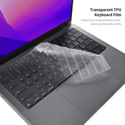 For MacBook Air 13.6 2022 A2681 EU Version ENKAY 3 in 1 Matte Laptop Case with TPU Keyboard Film / Anti-dust Plugs (Dark Cyan) - MacBook Air Cases by ENKAY | Online Shopping UK | buy2fix