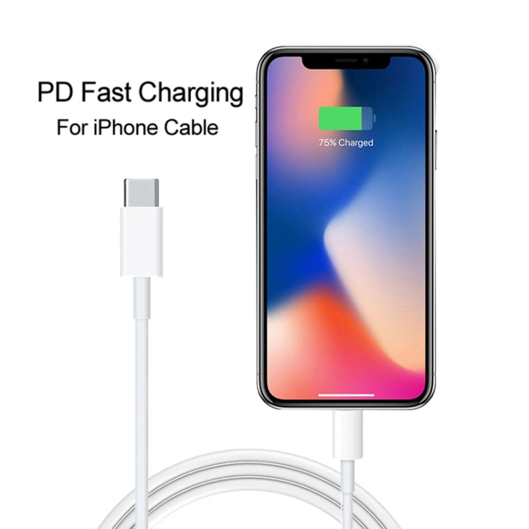 SDC-20W 2 in 1 PD 20W USB-C / Type-C Travel Charger + 3A PD3.0 USB-C / Type-C to 8 Pin Fast Charge Data Cable Set, Cable Length: 2m, EU Plug - Apple Accessories by buy2fix | Online Shopping UK | buy2fix