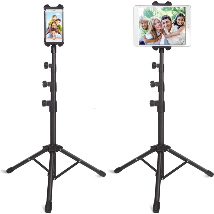 Floor Tablet Tripod Stand Adjustable For 4.7-12.9 inch iPad Carrying Holder - Lazy Bracket by buy2fix | Online Shopping UK | buy2fix