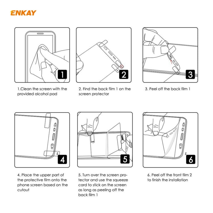 For Samsung Galaxy S21 Ultra 5G 2 PCS ENKAY Hat-Prince 0.1mm 3D Full Screen Protector Explosion-proof Hydrogel Film - For Samsung by ENKAY | Online Shopping UK | buy2fix