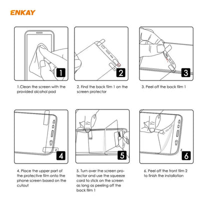 For Samsung Galaxy S21 Ultra 5G 2 PCS ENKAY Hat-Prince 0.1mm 3D Full Screen Protector Explosion-proof Hydrogel Film - For Samsung by ENKAY | Online Shopping UK | buy2fix