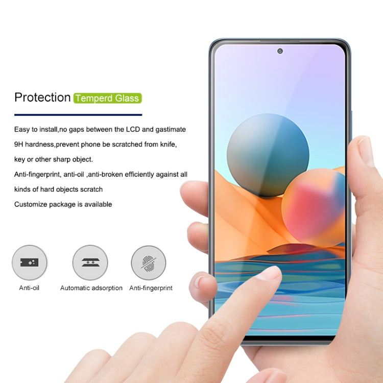 For Xiaomi Redmi Note10 / Note 10s mocolo 0.33mm 9H 2.5D Full Glue Tempered Glass Film -  by mocolo | Online Shopping UK | buy2fix