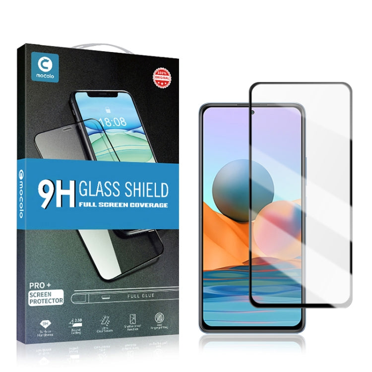 For Xiaomi Redmi Note10 / Note 10s mocolo 0.33mm 9H 2.5D Full Glue Tempered Glass Film -  by mocolo | Online Shopping UK | buy2fix