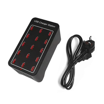 XLD-A7 100W 15 USB Ports Fast Charger Station Smart Charger, AC 110-240V, Plug Size:UK Plug - Multifunction Charger by buy2fix | Online Shopping UK | buy2fix