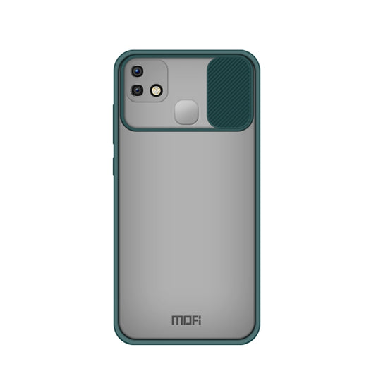 For Infinix HOT 10i MOFI Xing Dun Series Translucent Frosted PC + TPU Privacy Anti-glare Shockproof All-inclusive Protective Case(Green) - Infinix Cases by MOFI | Online Shopping UK | buy2fix