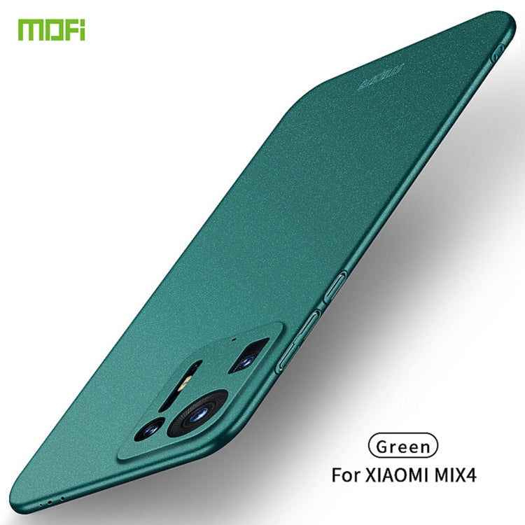 For Xiaomi Mix 4 MOFI Fandun Series Frosted PC Ultra-thin All-inclusive Case(Green) - Xiaomi Cases by MOFI | Online Shopping UK | buy2fix