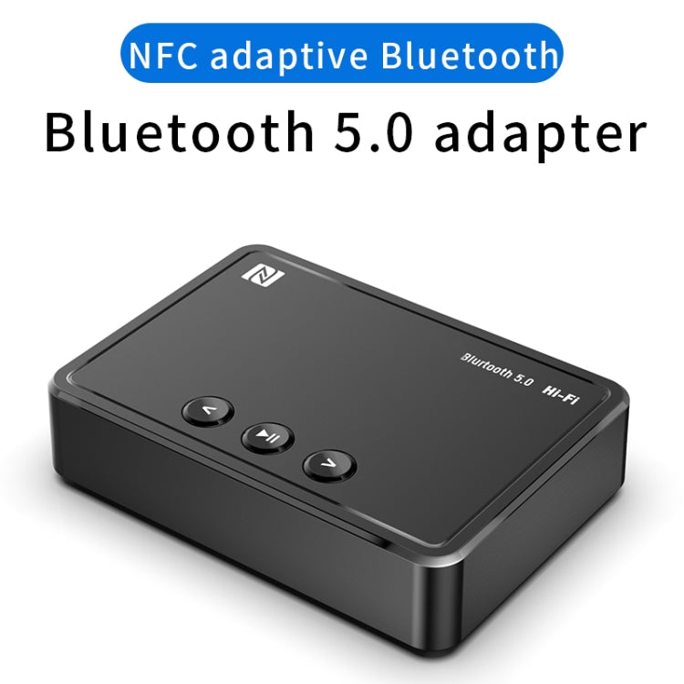 M10 NFC Bluetooth 5.0 Receiver Wireless Audio Adapter Support USB Flash Drive - Audio Receiver Transmitter by buy2fix | Online Shopping UK | buy2fix