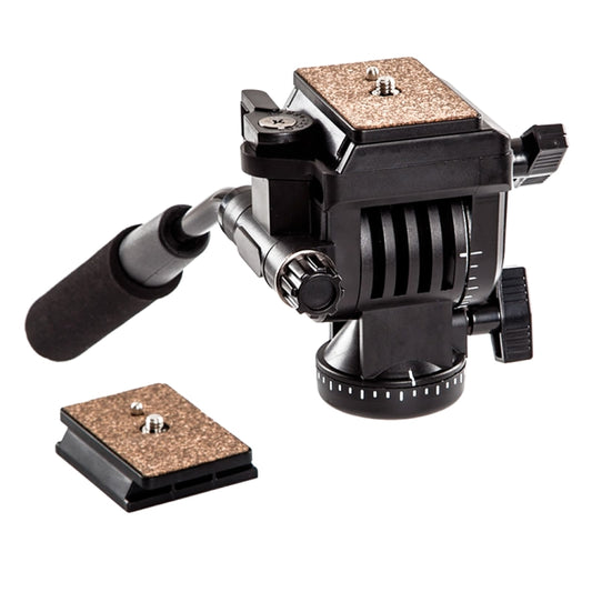 YUNTENG YT-950 Heavy Duty Tripod Action Fluid Drag Head with Quick Mount Plate - Camera Accessories by buy2fix | Online Shopping UK | buy2fix