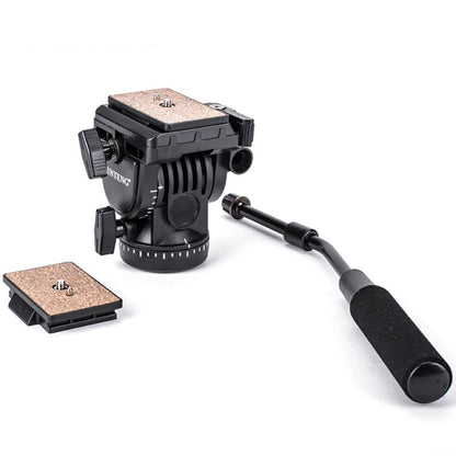 YUNTENG YT-950 Heavy Duty Tripod Action Fluid Drag Head with Quick Mount Plate - Camera Accessories by buy2fix | Online Shopping UK | buy2fix