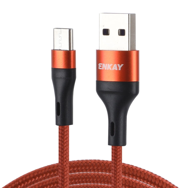 ENKAY ENK-CB119 1m USB 3.0 to USB-C / Type-C 5A Super Fast Charging Sync Data Cable(Orange) - USB-C & Type-C Cable by ENKAY | Online Shopping UK | buy2fix