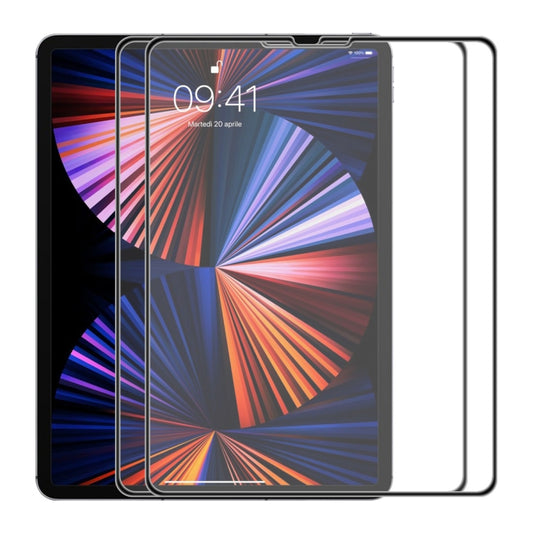 2pcs ENKAY Full Glue Tempered Glass Full Film For iPad Pro 11 2022 / 2021 / 2020 / 2018 / Air 2022 / 2020 10.9 - iPad Pro 11 (2021) Tempered Glass by ENKAY | Online Shopping UK | buy2fix