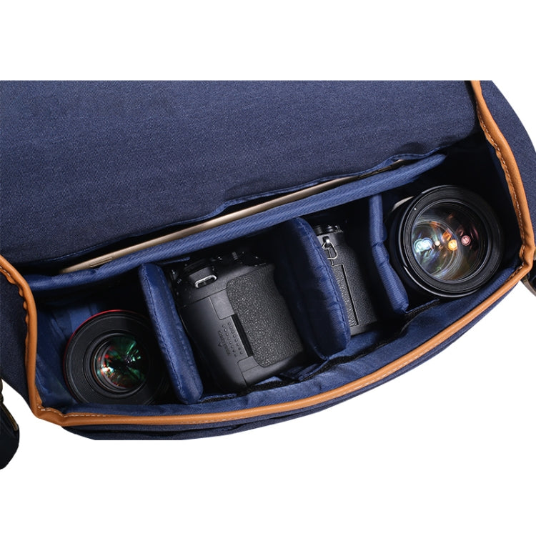 K&F KF13.062V1 Retro Compact Outdoor Camera Shoulder Bag - Camera Accessories by K&F | Online Shopping UK | buy2fix