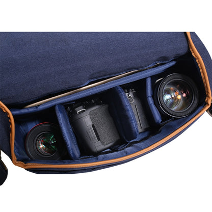 K&F KF13.062V1 Retro Compact Outdoor Camera Shoulder Bag - Camera Accessories by K&F | Online Shopping UK | buy2fix