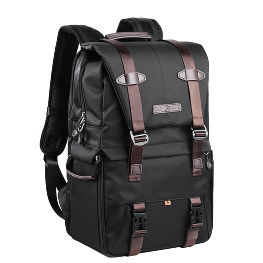 K&F CONCEPT KF13.092 Multifunctional Dual-layer Shockproof Waterproof Camera Backpack Travel Tripod Bag - Camera Accessories by K&F | Online Shopping UK | buy2fix