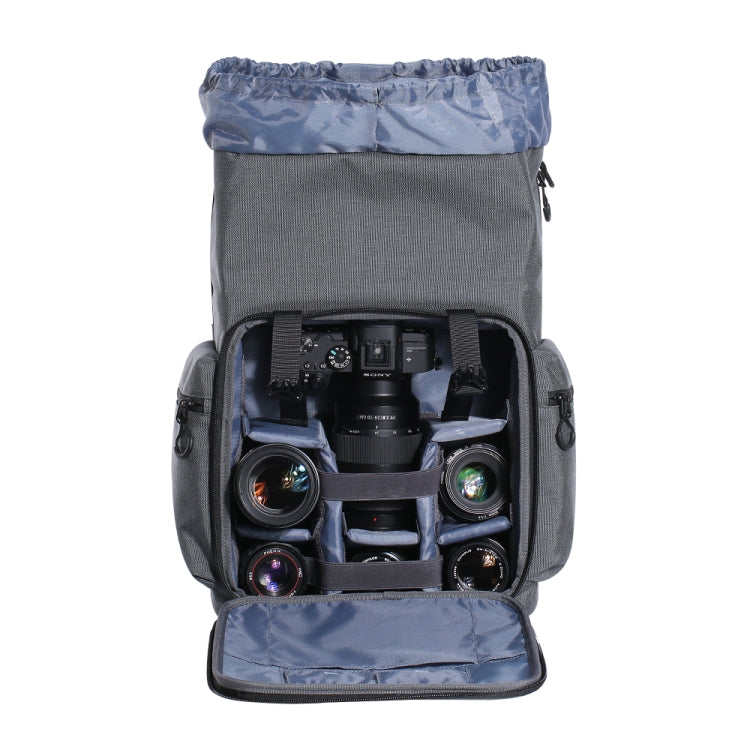 K&F CONCEPT KF13.098V1 Camera Backpack Bag with Laptop Compartment for Canon / Nikon / Camera Lens / Tripod - Camera Accessories by K&F | Online Shopping UK | buy2fix