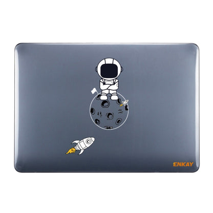 For MacBook Pro 13.3 A1706/A1989/A2159 ENKAY Hat-Prince 3 in 1 Spaceman Pattern Laotop Protective Crystal Case with TPU Keyboard Film / Anti-dust Plugs, Version:EU(Spaceman No.4) - MacBook Pro Cases by ENKAY | Online Shopping UK | buy2fix