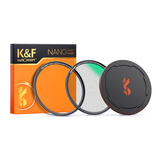 K&F CONCEPT SKU.1824 82mm Black Diffusion 1/4 Lens Filter Kit Dream Cinematic Effect Filter for Vlog/Portrait Image - Camera Accessories by K&F | Online Shopping UK | buy2fix