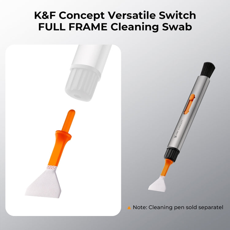 K&F CONCEPT SKU.1902 Replaceable Cleaning Pen Set with with 20pcs Full Frame APS-C Cleaning Swabs - Camera Accessories by K&F | Online Shopping UK | buy2fix