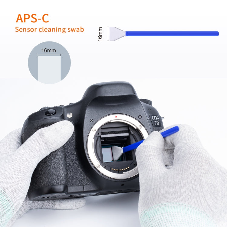 K&F CONCEPT SKU.1697 10pcs Cleaning Swabs Brush for APS-C Sensors DSLR Digital Camera - Camera Accessories by buy2fix | Online Shopping UK | buy2fix
