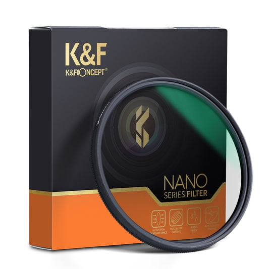 K&F CONCEPT KF01.1225 Nano-X 82mm Circular Polarizer Filter 18 Layer Coated Super Slim CPL Filter - Camera Accessories by K&F | Online Shopping UK | buy2fix