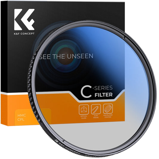K&F CONCEPT KF01.1442 82mm MC CPL Filter Ultra Slim Optics Multi Coated Circular Polarizer Camera Lens Filter - Camera Accessories by K&F | Online Shopping UK | buy2fix