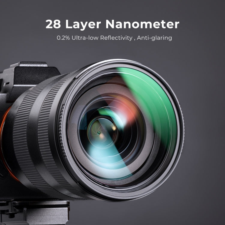 K&F CONCEPT KF01.1869 Nano X 82mm MC UV Filter Tempered Glass Camera Lens - Camera Accessories by K&F | Online Shopping UK | buy2fix