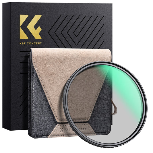 K&F CONCEPT KF01.1990 82mm Nano-X PRO Series CPL Filter HD Ultra-Thin Copper Frame 36-Layer Coating Anti-Reflection Green Film - Camera Accessories by K&F | Online Shopping UK | buy2fix