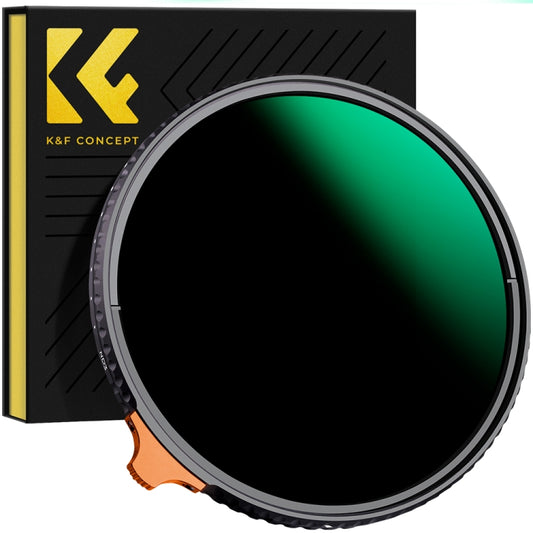 K&F CONCEPT KF01.2012 Nano-X Series 82mm ND3~ND1000 Ultra-thin Adjustable ND Filter HD Anti-Reflection Green Film With Lever - Camera Accessories by K&F | Online Shopping UK | buy2fix