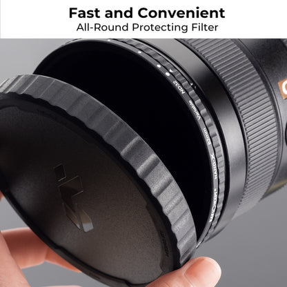 K&F CONCEPT KF01.1725 82mm ND2-ND32 Variable Fader ND Filter Lens with Lens Cap - Camera Accessories by K&F | Online Shopping UK | buy2fix