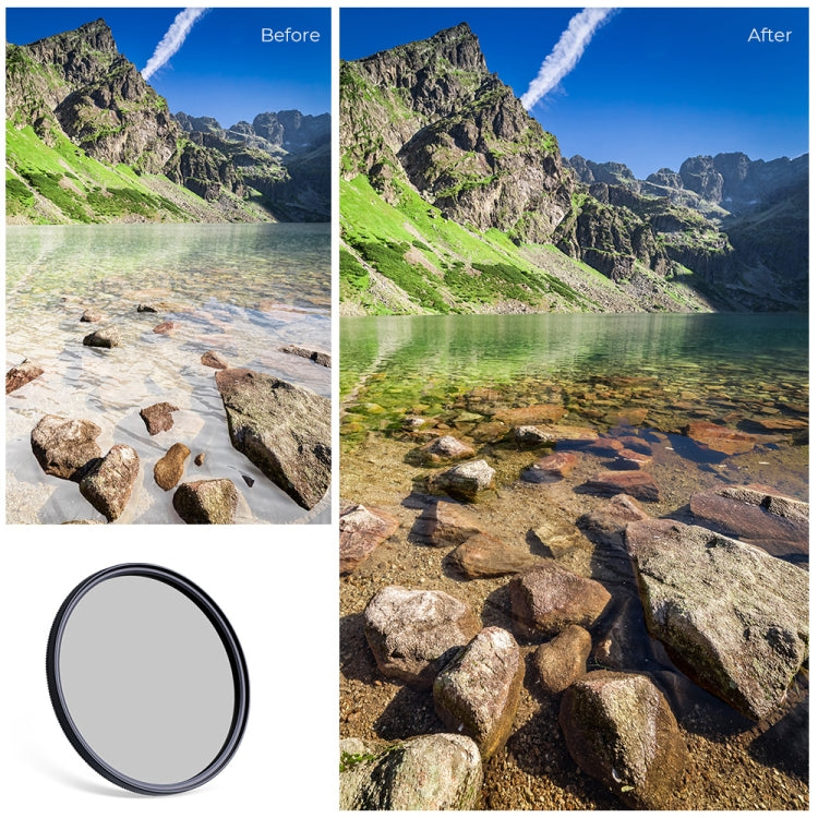 K&F CONCEPT SKU1553 82mm ND8 ND64 CPL Polarizer Lens Filter with Multi Layer Nano Coated - Camera Accessories by K&F | Online Shopping UK | buy2fix