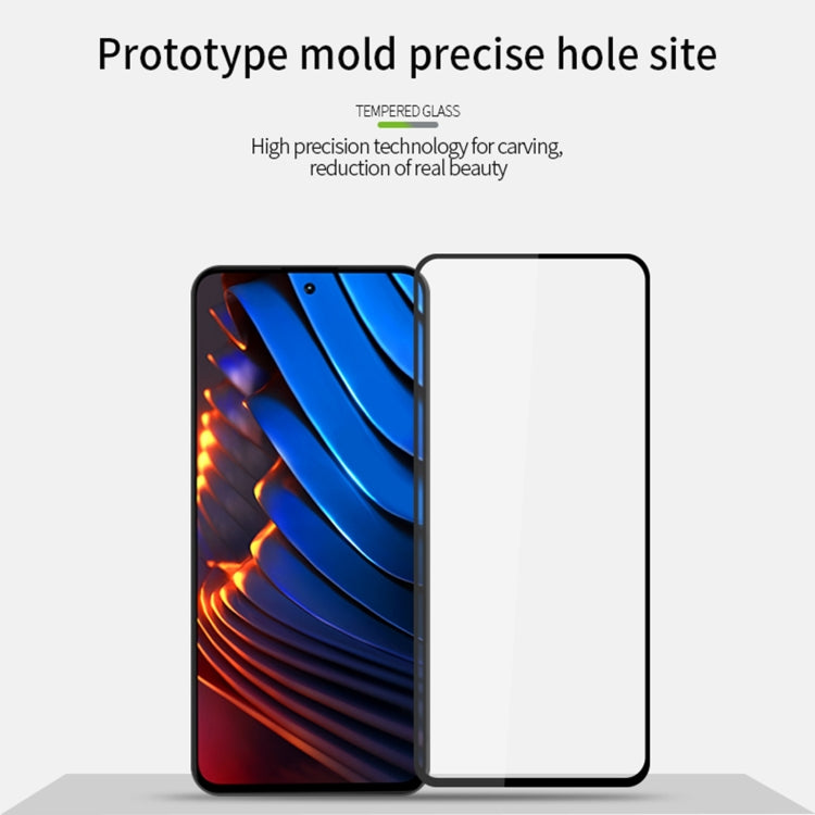 For Xiaomi Poco X5 Pro PINWUYO 9H 2.5D Full Screen Tempered Glass Film(Black) -  by PINWUYO | Online Shopping UK | buy2fix