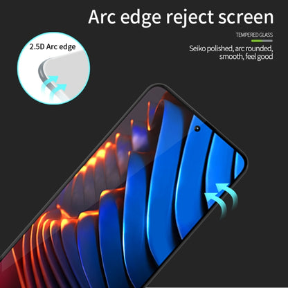 For Xiaomi Poco X5 Pro PINWUYO 9H 2.5D Full Screen Tempered Glass Film(Black) -  by PINWUYO | Online Shopping UK | buy2fix