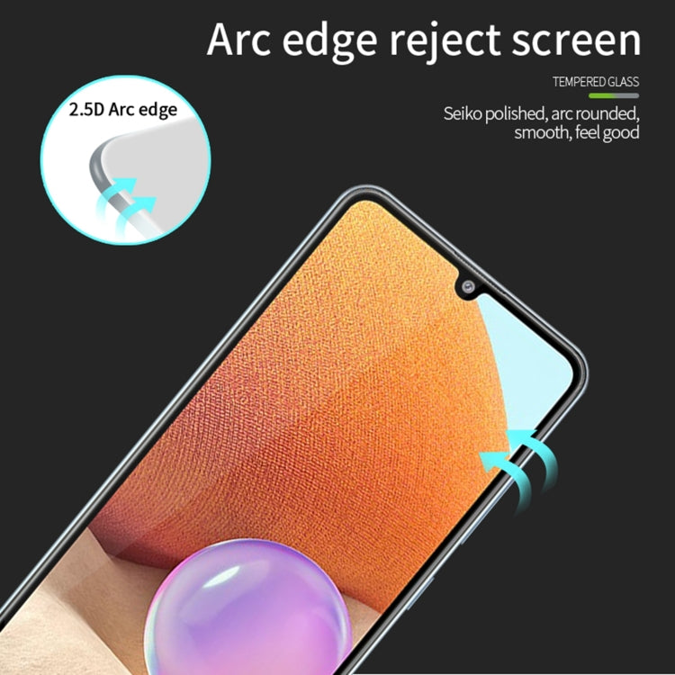 For Samsung Galaxy A14 5G PINWUYO 9H 2.5D Full Screen Tempered Glass Film(Black) - Galaxy Tempered Glass by PINWUYO | Online Shopping UK | buy2fix