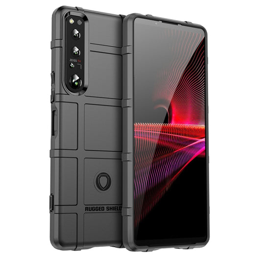 For Sony Xperia 1 V Full Coverage Shockproof TPU Phone Case(Black) - Sony Cases by buy2fix | Online Shopping UK | buy2fix